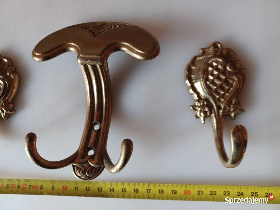Wieszaki mosiężne sprzedam