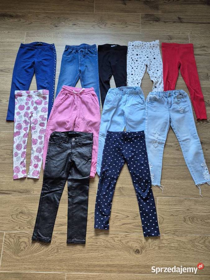 Spodnie legginsy dziewczynki w rozmiarze 110116 Rybnik