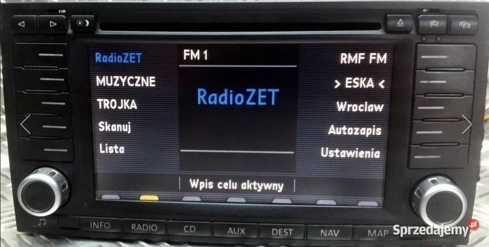 Mapy 2020 polski język VW MFD2 RNS2 DVD VX Passat Touran