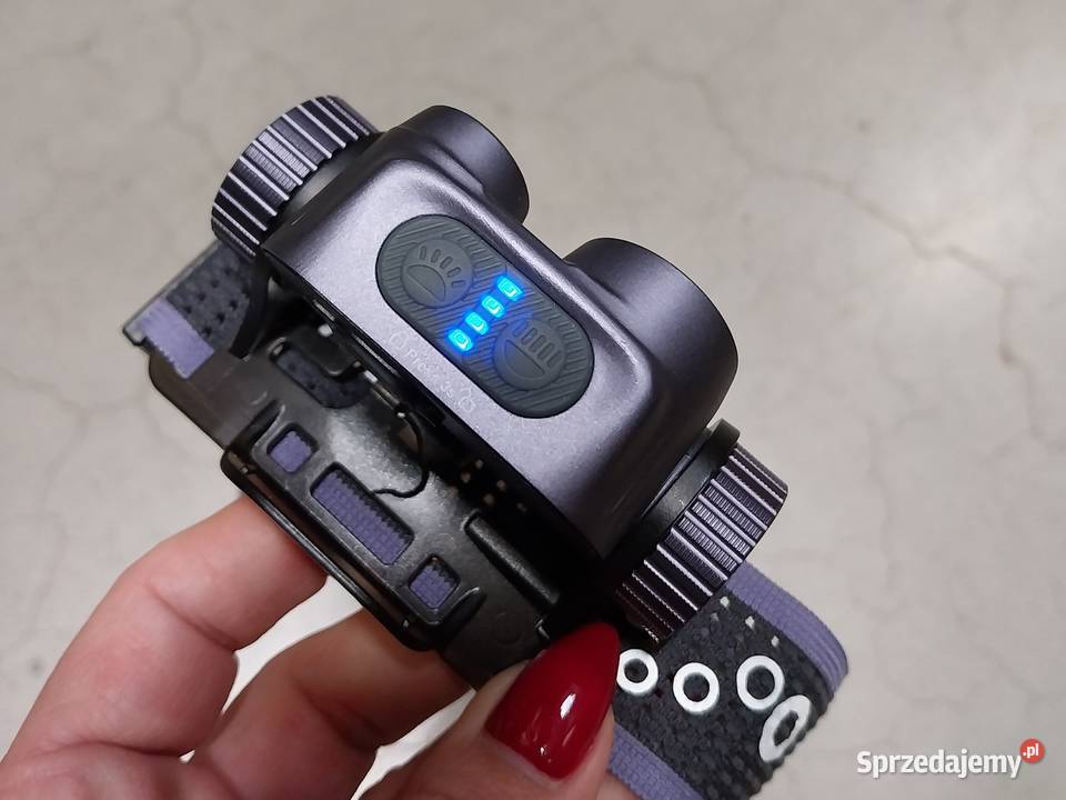 Latarka czołowa Fenix HM65RDT ciemnofioletowa Czeladź