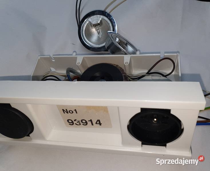 Lampa podpółkowa z zegarem