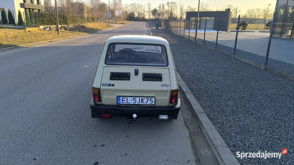Maluch Fiat 126p 650 1987r 65 Śliczny Zadbany 1KM Pabianice