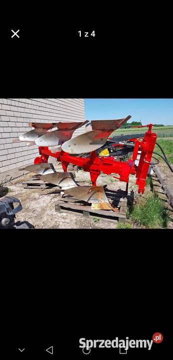 Pług 3 obrotowy Krone na zabezpieczeniu kujawsko-pomorskie