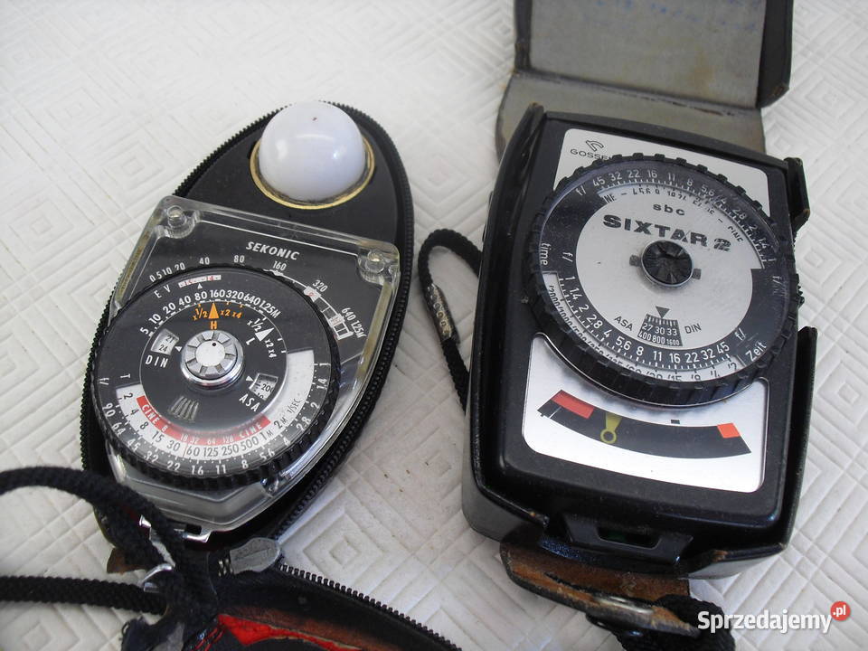ŚWIATŁOMIERZE GOSSEN niemieckie Fotografia i Optyka Bielawa sprzedam