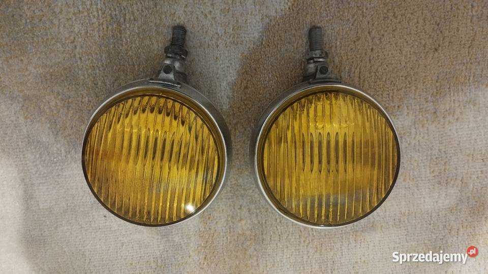 ŁADNE ŻÓŁTE HALOGENY CHROM PAL TRABANT WARTBURG osobowe