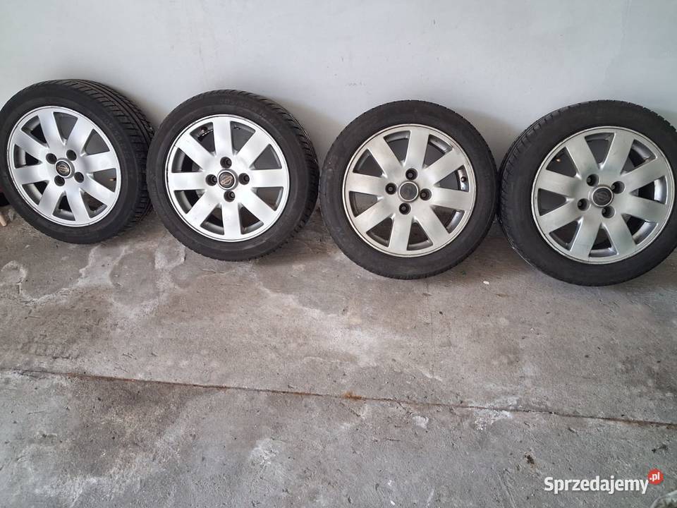 Felgi aluminiowe Nissan R16x7J ET40 z oponami Chocianów