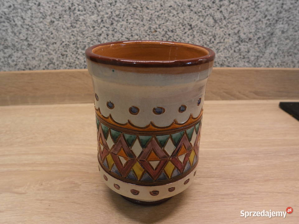 Ceramiczny pojemnikwazon wielkopolskie Raszków