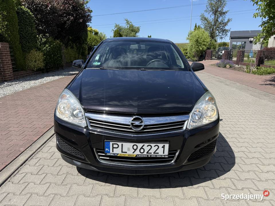 Opel Astra H 16B 2007 POLSKI SALON ORYGLAKIER Leszno