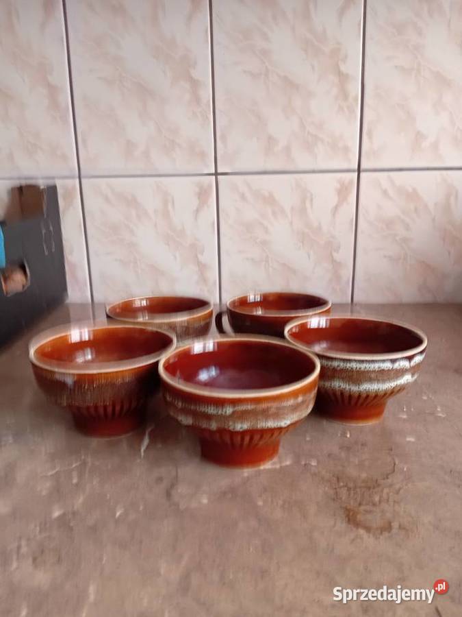 Filiżanki Mirostowice 5 sztuk Biskupice sprzedam