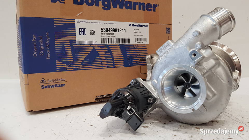 Turbosprężarka BorgWarner KKK 53049981211 Turbosprężarki sprzedam