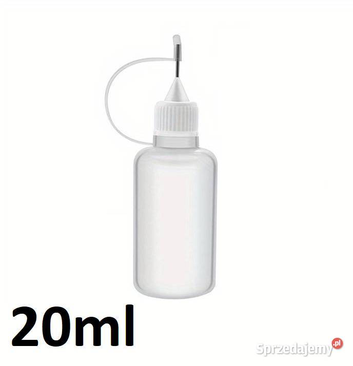 Pusta butelka z zakraplaczem Igła 20ml Pozostałe Płock