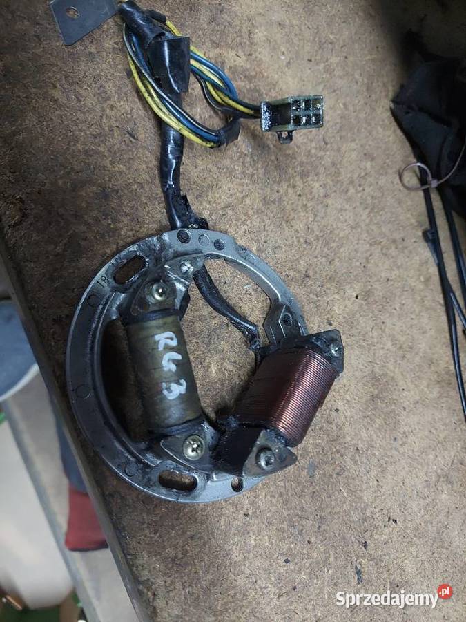 Suzuki RG 80 iskrownik alternator cewka stojan Układ elektryczny, zapłon Jelenia Góra