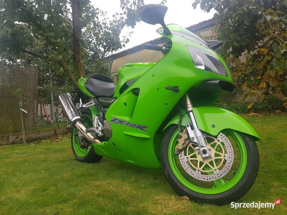 Kawasaki zx12r ninja candy lime green Kawasaki Motoryzacja
