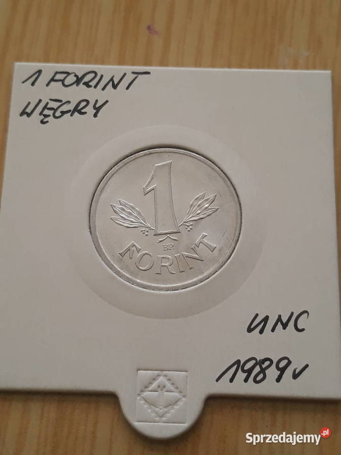 1 Forint Węgry 1989 r Mennicze