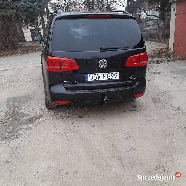 Volkswagen touran 2011r 20 t d I 140 właściciela przyciemniane szyby Samochody osobowe Strzegom