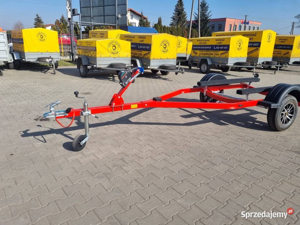 Przyczepa pod skuter Czerwona Led bez Lesznowola sprzedam
