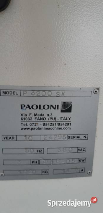 Piła formatowa PAOLONI P3200 SX 925