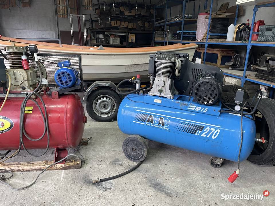 kompresor sprężarka ABAC 270l 75Hp 55kW B6000 Moszczenica sprzedam