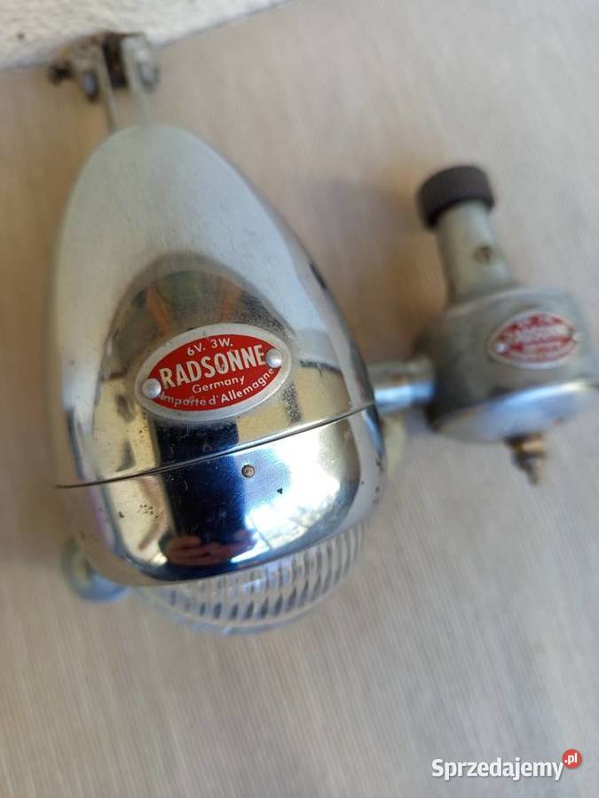 Lampa i dynamo niemieckiej firmy Radsonne Warszawa