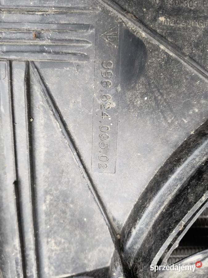 Chłodnice wentylator mocowanie 996 Porsche 911 osobowe Kakonin
