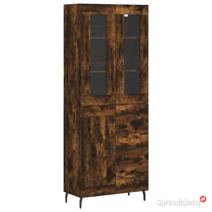 Witrynka przydymiony dąb 695x34x180 materiał mazowieckie Warszawa