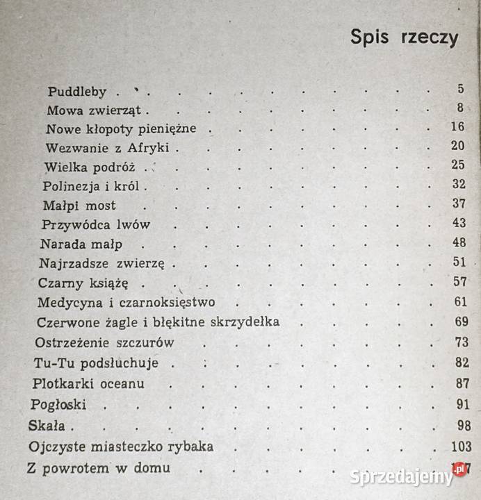 Doktor Dolittle i jego zwierzęta Hugh Lofting Chełm