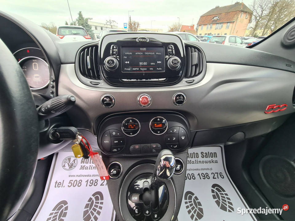 Fiat 500 Automat Klimatronik Półskóry Tempomat 500 wielkopolskie
