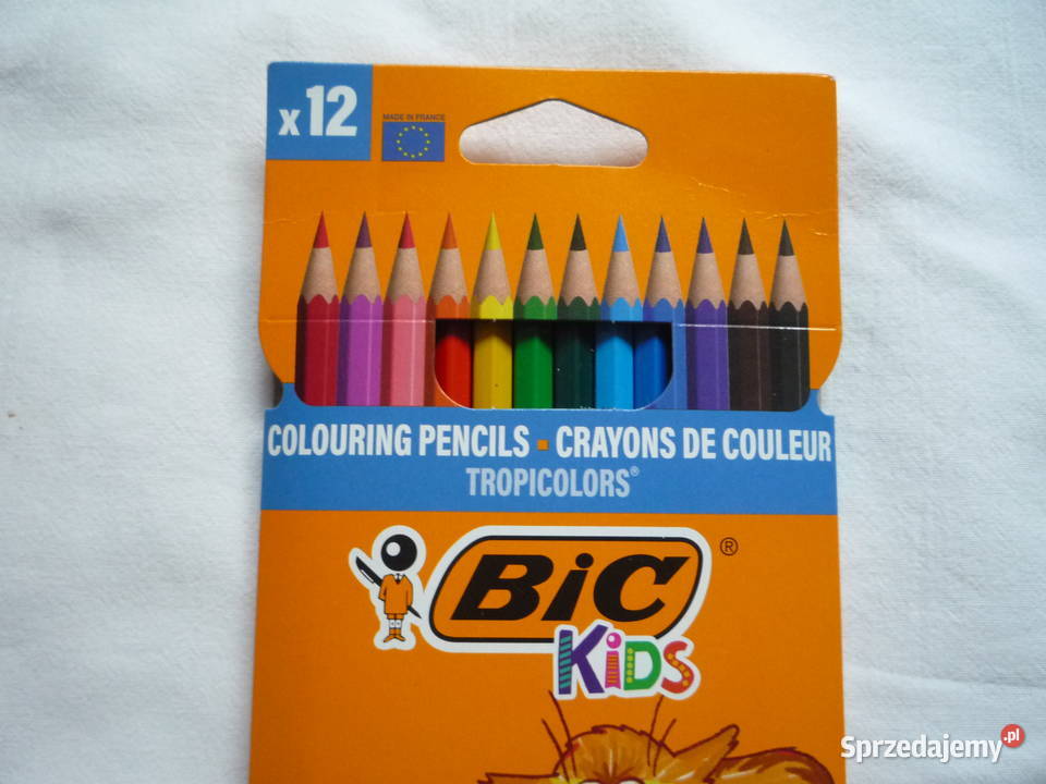 Kredki ołówkowe Bic Tropicolor 12 kolorów Szczecin