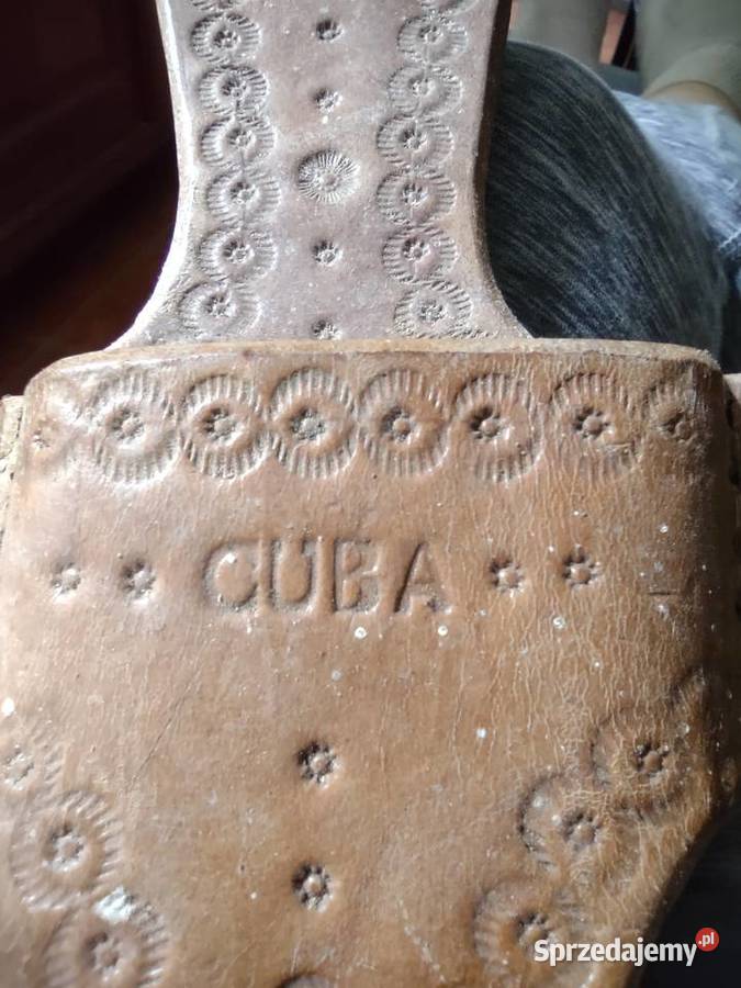 Skórzana pochwa na pasek toporek nóż Cuba