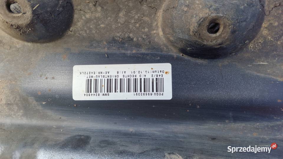 Listwy progowe OEM BMW E46 Coupe Orientblau