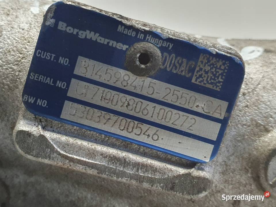 TURBOSPRĘŻARKA Volvo S60 II 20 T Turbo 314598415 Części samochodowe Chełm