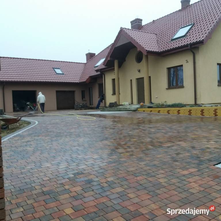 Kompleksowe układanie kostki brukowej