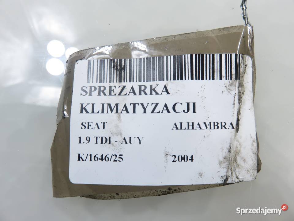 KOMPRESOR KLIMATYZACJI SEAT ALHAMBRA 19 TDI sprzedam