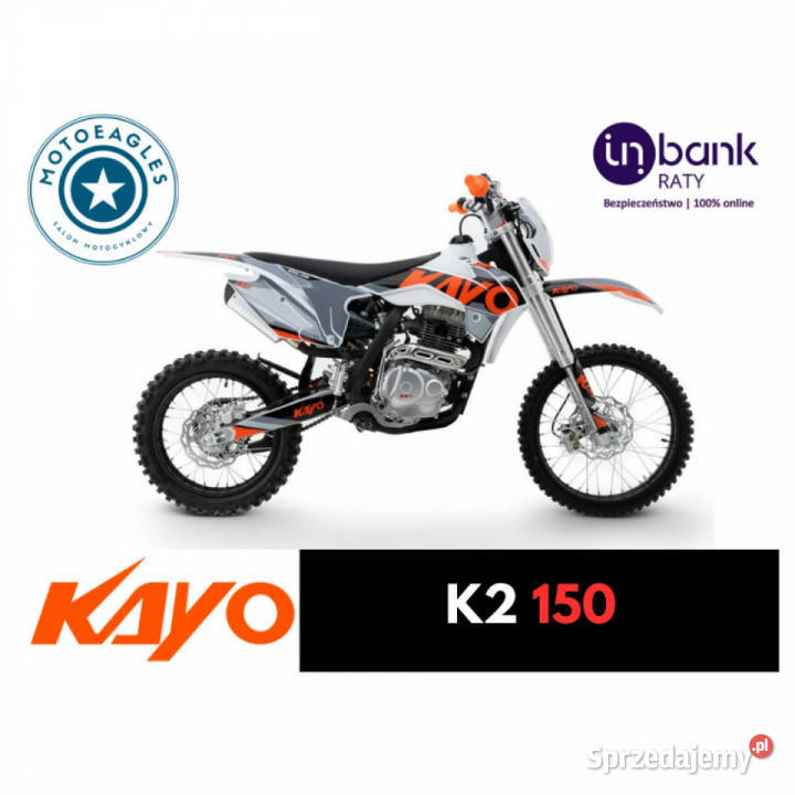 KAYO K2 Cross Kayo K2 150 Transport Raty Fvat 150cm3 wielkopolskie Stare Miasto