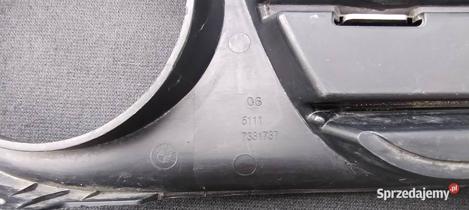 BMW F10 F11 ZAŚLEPKA ZDERZAKA KRATKA Komplet Długołęka