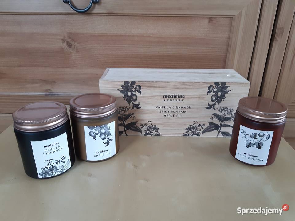 Medicine Zestaw świeczek ze skrzynką Defekt Warszawa sprzedam