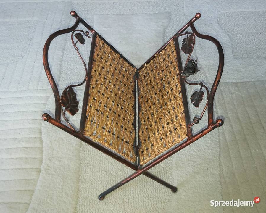 Składany gazetnikstojak na gazety metaloplastyka Warszawa