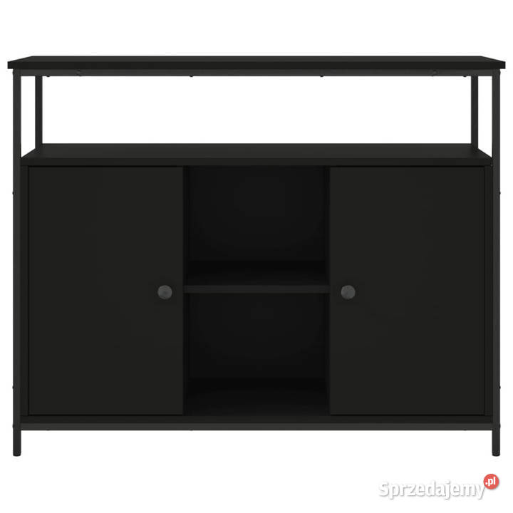 Szafka czarna 100x35x80 materiał drewnopochodny mazowieckie Warszawa sprzedam