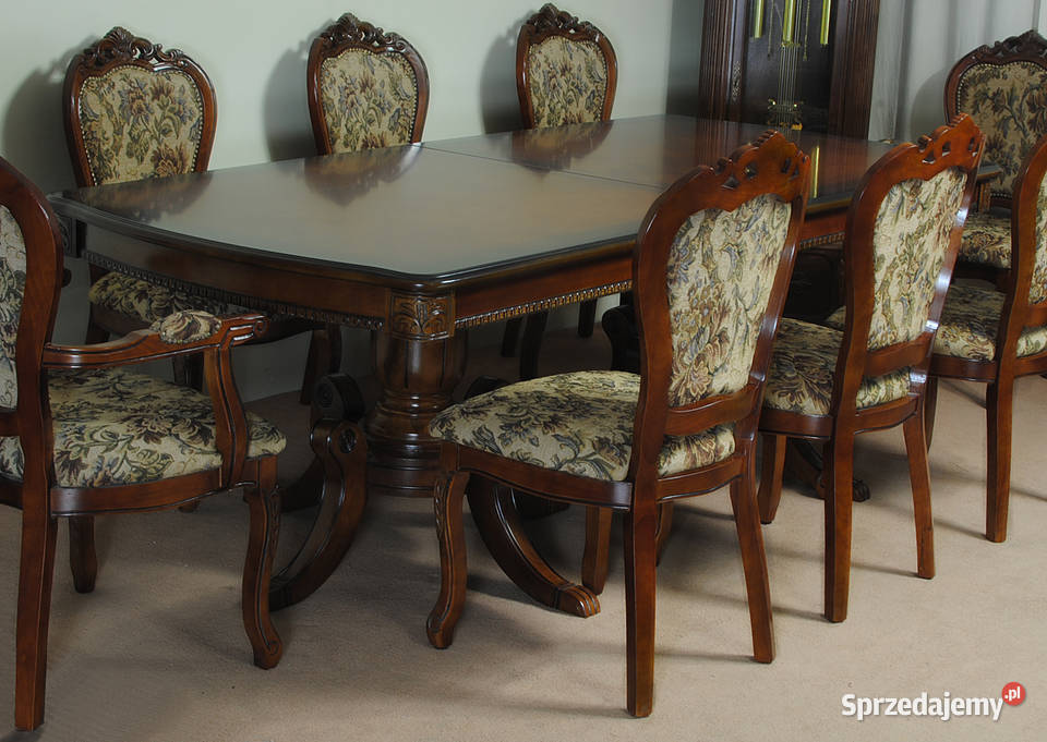 Nowy stylowy rozkładany stół ludwikowski długi wielkopolskie Września sprzedam