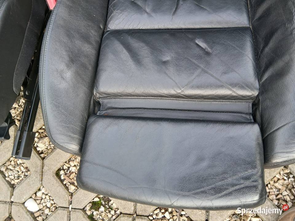 Audi A6 C6 Fotele skóra czarna przód Rybnik sprzedam