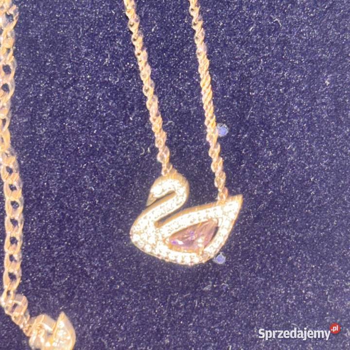 Swarovski Zloty Naszyjnik Kraków sprzedam