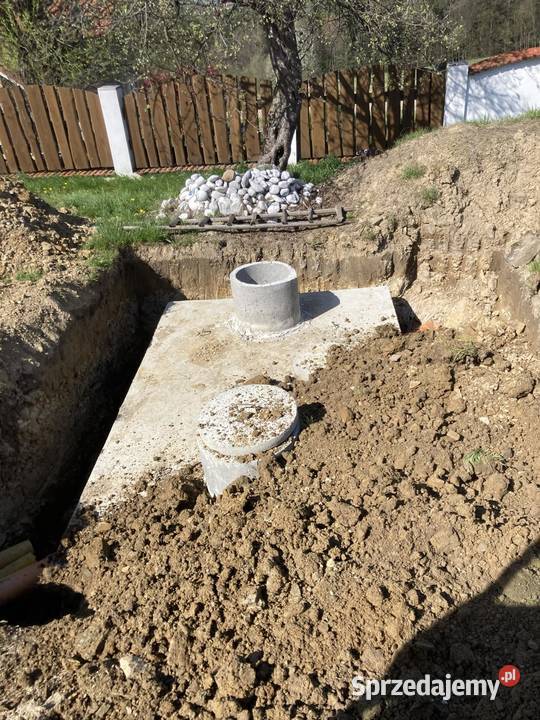 Sprzedaż montaż zbiorników szamb betonowych Dobczyce