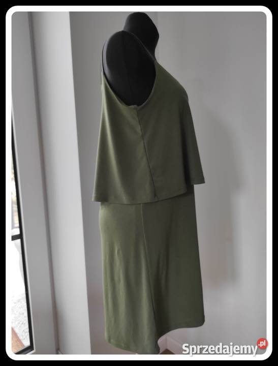Reserved sukienka na ramiączkach khaki 42 XL Spódnice i sukienki Płock