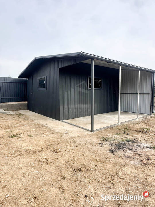 Garaż blaszany Domek ogrodowy Schowek 4x6m Wiata Kwidzyn