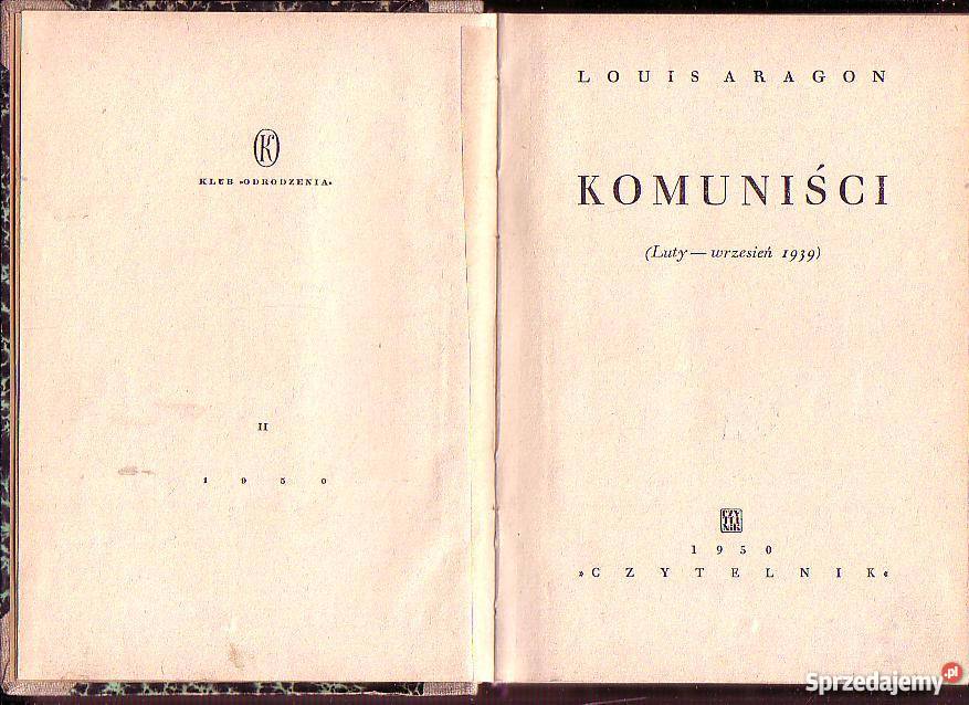 6735 KOMUNIŚCI LOUIS ARAGON małopolskie Czyrna