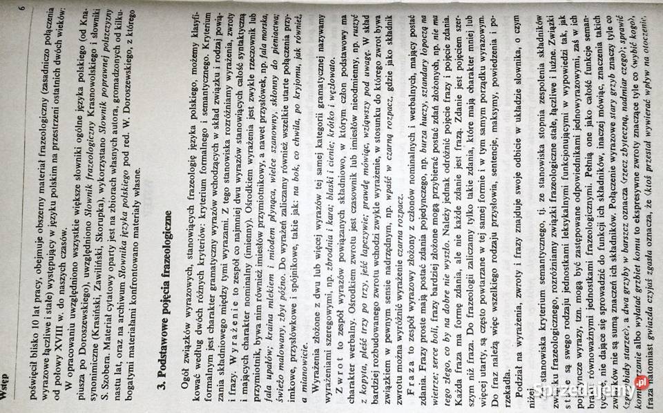 Słownik frazeologiczny języka polskiego Tom 12 Chełm sprzedam