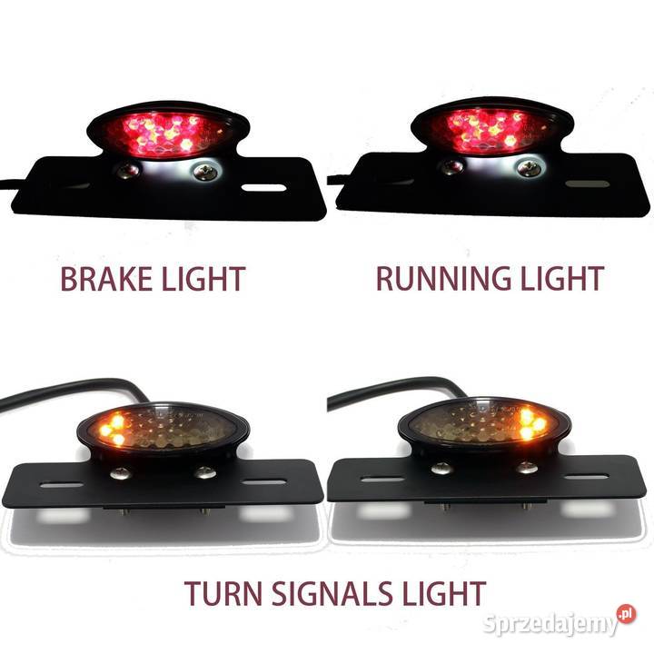 motocyklowa lampa tylna stop kierunkowskazy Kolbuszowa