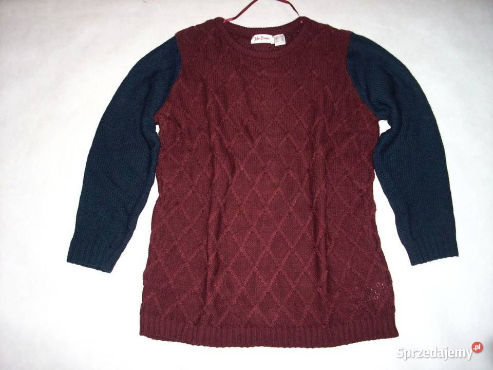John Baner NOWY Sweter 44 46 burgundowy Nowy Sącz