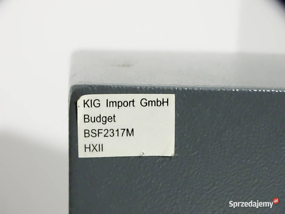 Mały sejf metalowy Budget BSF2317M Biłgoraj sprzedam