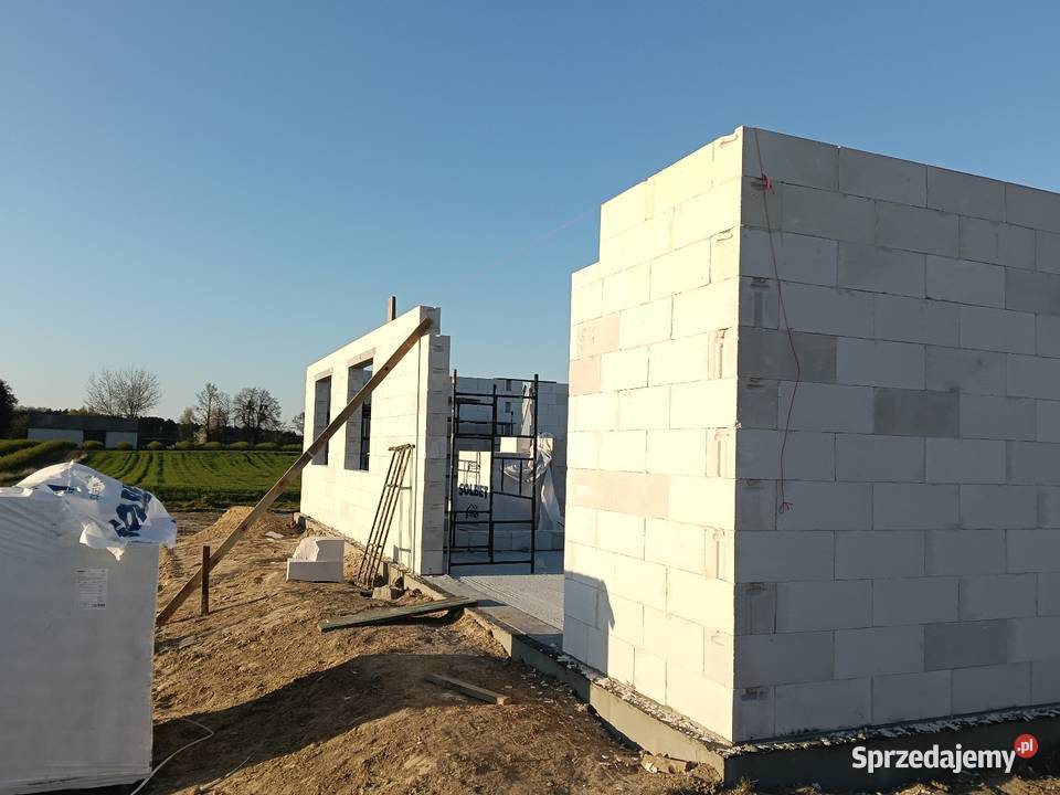 Budynek mieszkalny 124m2 Stan surowy zamknięty Deszkowice-Kolonia